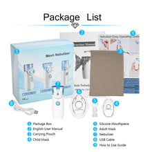 Load image into Gallery viewer, Handheld Personal Steam Inhaler Steam Vaporizer USB Rechargeable Nebulizer