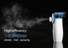 Load image into Gallery viewer, Handheld Personal Steam Inhaler Steam Vaporizer USB Rechargeable Nebulizer
